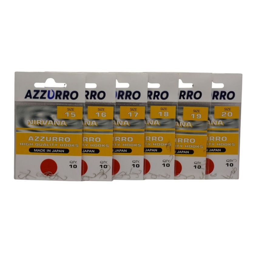 AZZURRO Nirvana–размери 15–20, по 10 бр. в пакет, подредени в редица