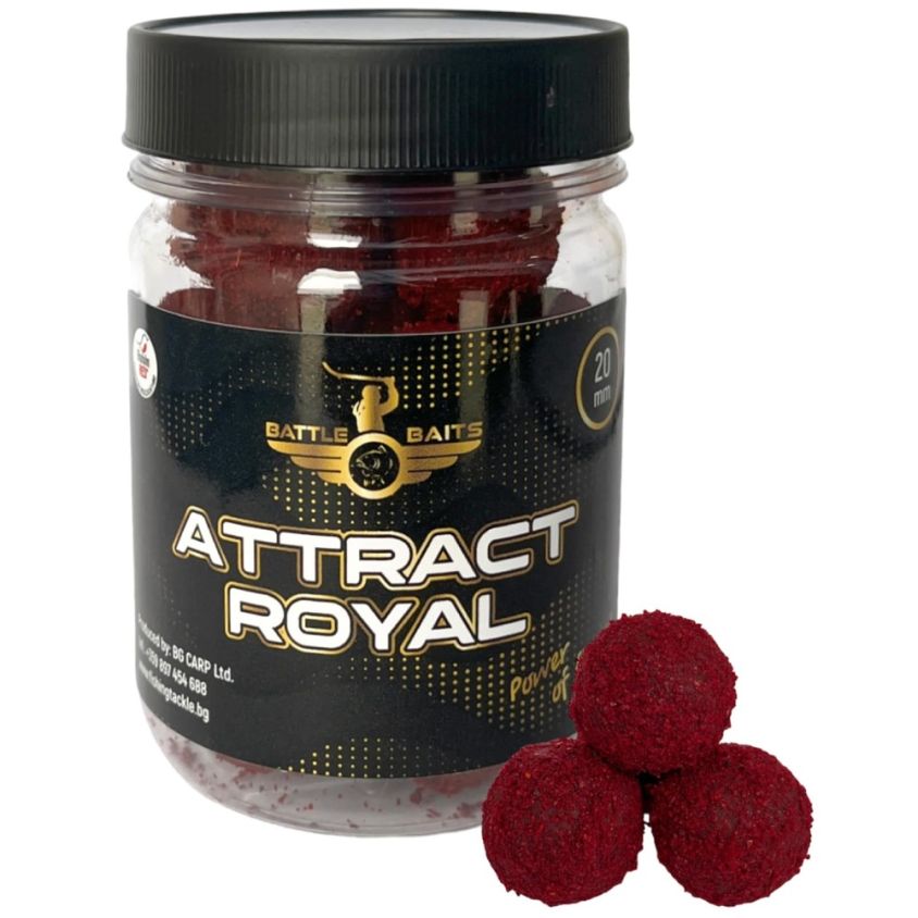 Бързоразтворими протеинови топчета Battle Baits Attract Royal 15 мм 150 г
