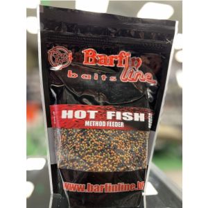 Метод фидер пелети за риболов Barfin Line HOT FISH - Люта риба 2,3-2.5мм 600гр