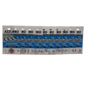 AZZURRO Kaiser куки –размери 5-16, по 10 бр. в пакет, подредени в редица