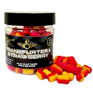 Фидер дъмбели за риболов BATTLE BAITS Duo Wafters Frankfurter & Strawberry 10mm 35g
