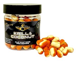 Фидер дъмбели за риболов BATTLE BAITS Duo Wafters Krill & Coconut 10mm 35g