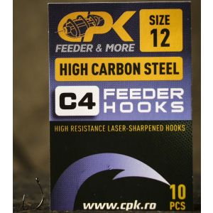 Куки за риболов CPK High Carbon Feeder hooks C4