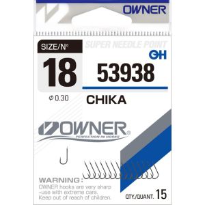 Куки за риболов Owner Chika Black 