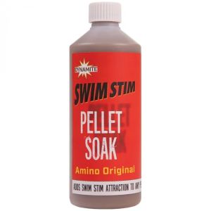Течен атрактант за риболов Dynamite Swim Stim Pellet Soak Amino Origonal 500 мл