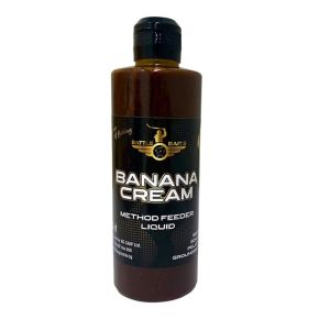 Фидер адитив за риболов BATTLE BAITS Feeder Liquid Banana Cream 200ml