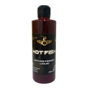 Фидер адитив за риболов BATTLE BAITS Feeder Liquid Hot Fish 200ml