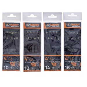 Вързани куки MIDDY QCurve Ready Tied Method/Wafter 10 cm 4 ins