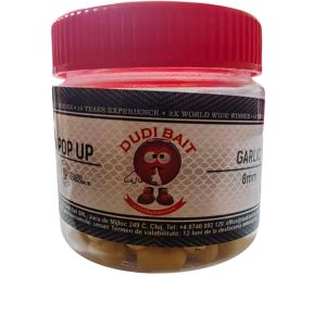 Плуващи дъмбели за риболов DUDI BAIT Pop Up Garlic Чесън 8mm 20g