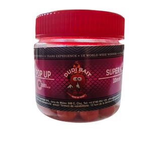 Плуващи топчета за риболов DUDI BAIT Pop Up Super Hot - Маслена киселина и Пипер 10mm 20g