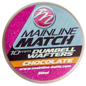 Фидер дъмбели за риболов MAINLINE Match Dumbell Wafters Chocolate 10mm 50ml