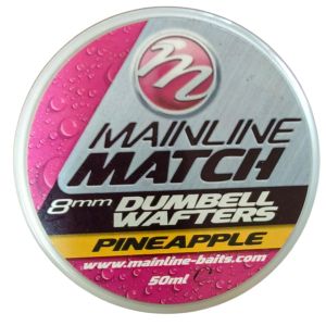 Фидер дъмбели за риболов MAINLINE Match Dumbell Wafters Yellow Pineapple 8mm 50ml