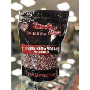 Метод фидер пелети за риболов Barfin Line Robin Red 2,3-2.5мм 600гр