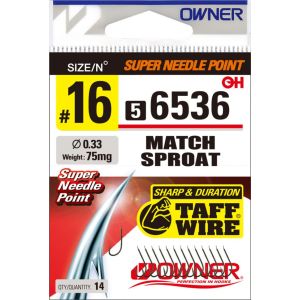 Куки за риболов OWNER Match Sproat Brown