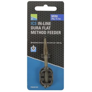 Метод фидер хранилки за риболов PRESTON ICS In Line Dura Flat Method Feeder Mini