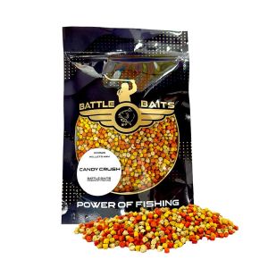 Пелети за риболов BATTLE BAITS Candy Crush 4mm 400gr