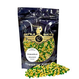 Пелети за риболов BATTLE BAITS Pineapple - Ананас  4mm 400gr