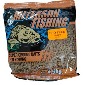 Пелети за риболов Miterson Pro Feed 4,5mm – 500g опаковка