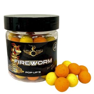 Плуващи топчета за риболов Pop Up BATTLE BAITS Fireworm 12mm 30g
