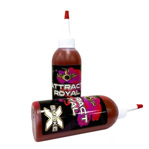 Пушещ флуорисцентен атрактор за риболов BATTLE BAITS Smoke X RED Attract Royal 150 ml