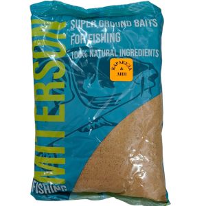 Захранка за риболов MITERSON Carasio & Tench 1kg – лепкава смес със сладък аромат за каракуда и лин