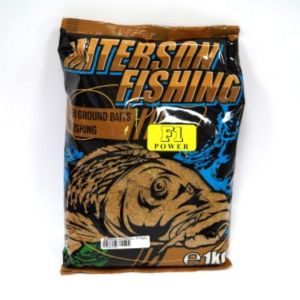 Захранка за риболов MITERSON F1 Power 1kg – светло кафява текстура с Fishmeal аромат