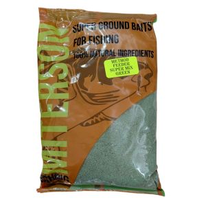 Захранка за риболов MITERSON Method Feeder Super Mix Green 1kg – фина структура и аромат на Betaine