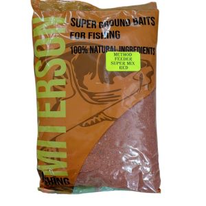 Захранка за риболов MITERSON Method Feeder Super Mix Red 1kg – фина структура и аромат на крил