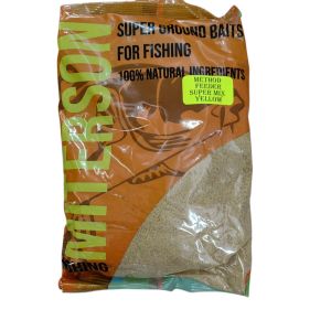 Захранка за риболов MITERSON Method Feeder Super Mix Yellow 1kg – фина структура и аромат на скопекс

