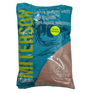 Захранка за риболов MITERSON Уклей Червен 1kg – активна смес с ванилов аромат за повърхностен риболов.