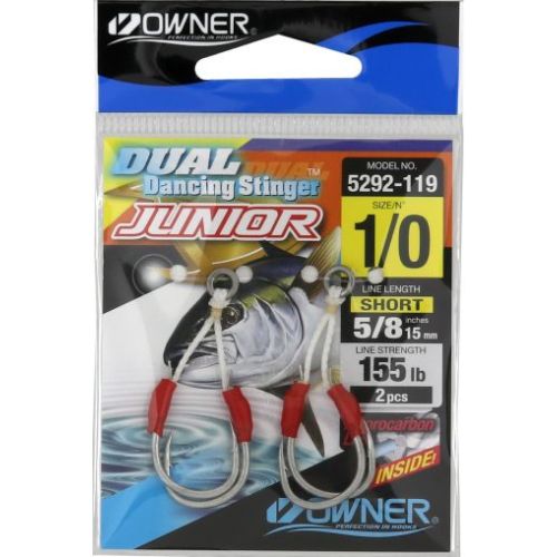Вързани асист куки OWNER Junior Dual Dancing Stinger – 5292