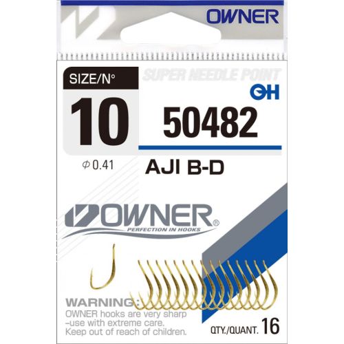 Куки за риболов Owner Aji B – D Gold