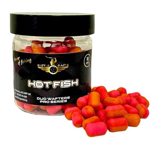 Фидер дъмбели за риболов BATTLE BAITS Duo Wafters Hot Fish - Люта риба 10mm 35g