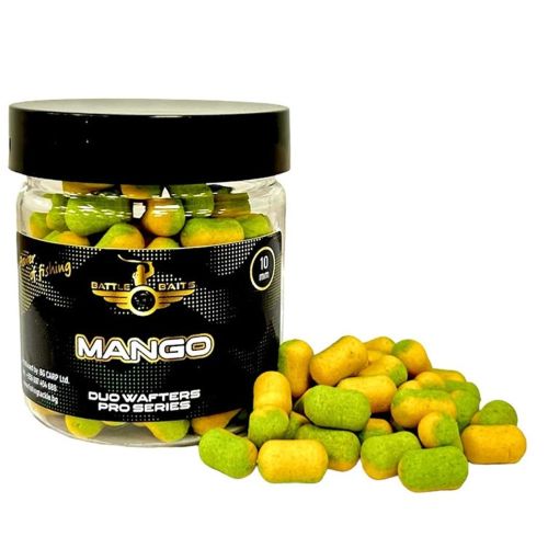 Фидер дъмбели за риболов BATTLE BAITS Duo Wafters Mango 10mm 35g