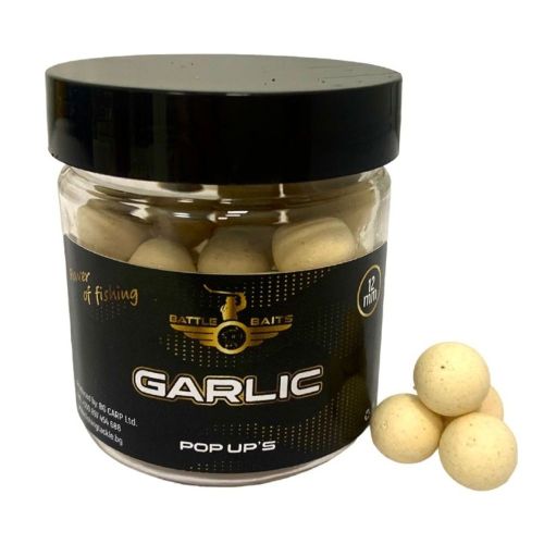 Топчета за риболов Pop Up BATTLE BAITS Garlic – Чесън 12mm 30g