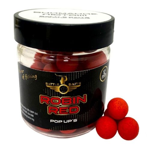 Топчета за риболов Pop Up BATTLE BAITS Robin Red 12mm 30g