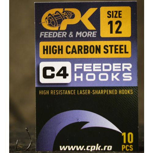 Куки за риболов CPK High Carbon Feeder hooks C4