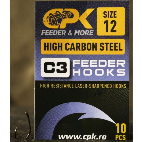 Куки за риболов CPK High Carbon Feeder hooks C3