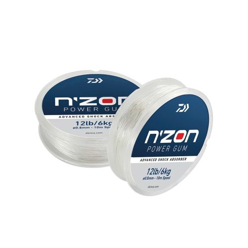 Лидер DAIWA N'ZON Power Gum 0.8mm - 10 метра за фидер риболов
