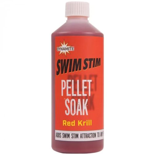 Течен атрактант за риболов Dynamite Swim Stim Pellet Soak Red Krill 500 мл