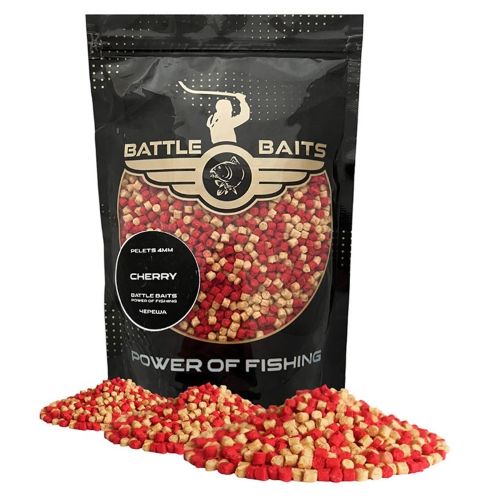 Пелети за риболов BATTLE BAITS Cherry Череша 4mm 400g