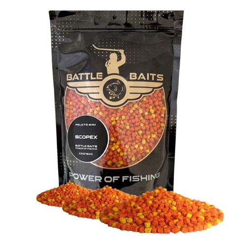 Пелети за риболов BATTLE BAITS Scopex Скопекс 4mm 400g