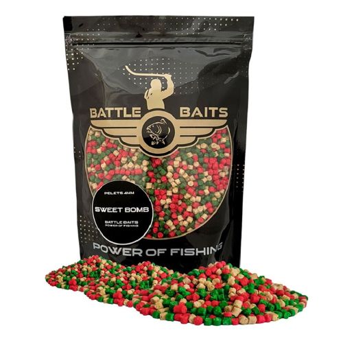Пелети за риболов BATTLE BAITS Sweet Bomb 4mm 400g