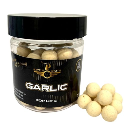 Топчета за риболов Pop Up BATTLE BAITS Garlic – Чесън 10mm 30g