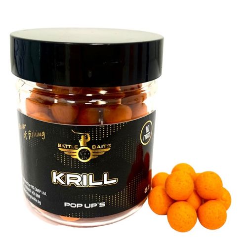 Топчета за риболов Pop Up BATTLE BAITS Krill 10mm 30g