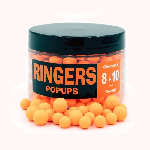 Плуващи топчета за риболов RINGERS Chocolate Orange Pop Up Mix 8 - 10mm 60g