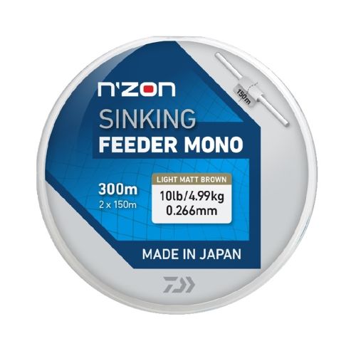 Монофилно влакно за основна линия Daiwa N’ZON LINE SINKING FEEDER MONO 300м.