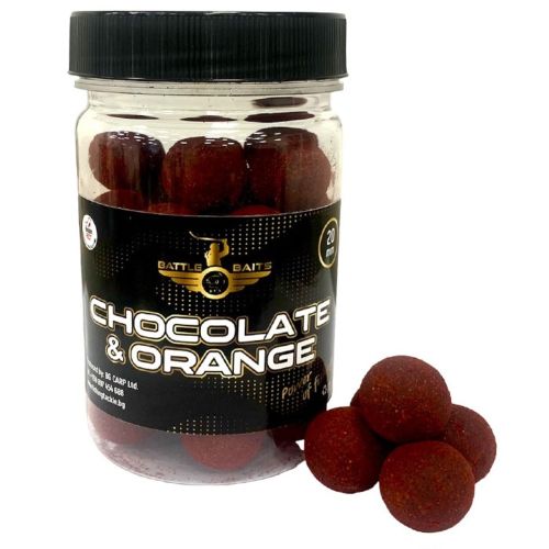 Протеинови топчета за риболов BATTLE BAITS Fishmeal Chocolate & Orange бавно разтворими 20mm 150g