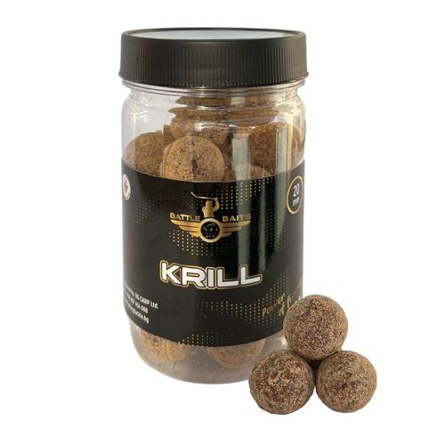 Протеинови топчета за риболов BATTLE BAITS Krill бавно разтворими 20mm 150g