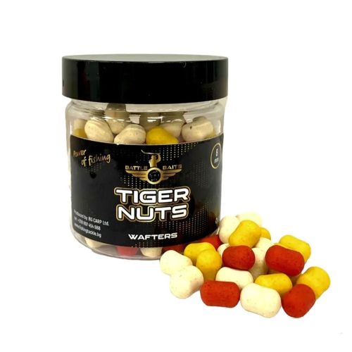 Фидер дъмбели за риболов BATTLE BAITS Tiger Nuts – Тигров Фъстък 8mm 35g